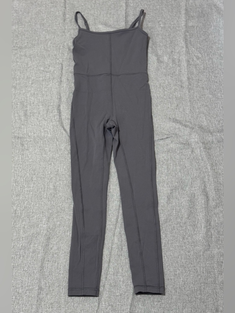 Aritzia Golden Divinity Jumpsuit Charcoal Gray XS